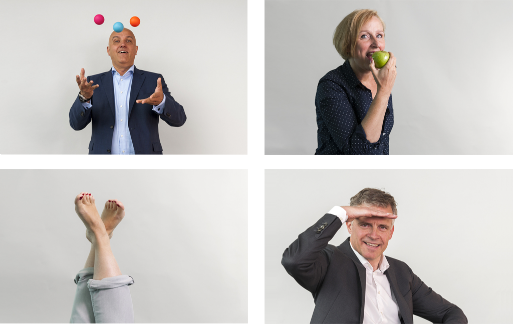 zakelijke portrefofot's met een twist