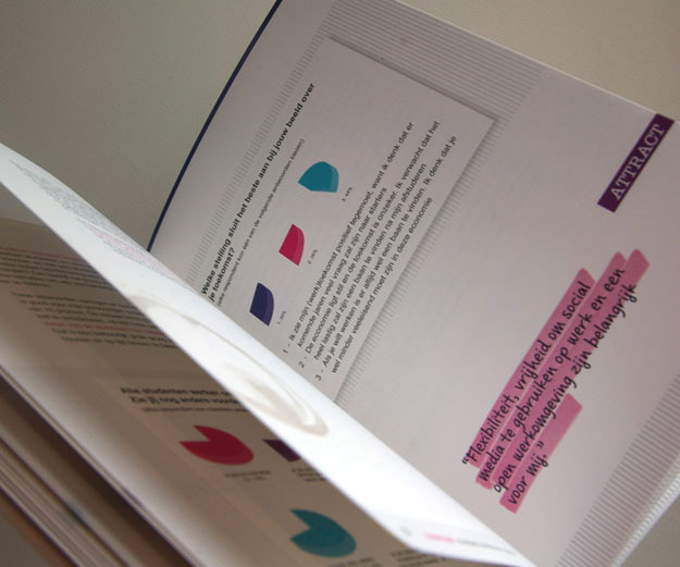 een spread uit een boekje